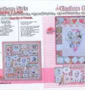 Red Brolly-The Gingham Girls-Block 07-Heartful of Friends