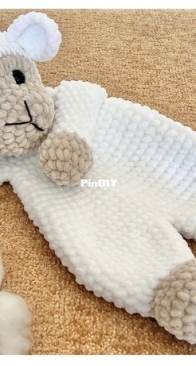 Plushies Patterns Cute - Anna - Ekaterina Pavlova - Sheep lovey