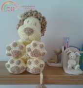 Peach Unicorn Designs - Vivienne Harding - Leo the Lion Pillow