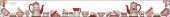 Les Bonheur des Dames-6021 Nappe Vaisselle Rouge