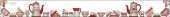 Les Bonheur des Dames-6021 Nappe Vaisselle Rouge