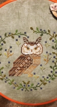 100 OWLS  by Owl Forest Embroidery