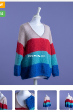 Hobbii Design-by Sys Fredens-Jolie Long Sweater-Dutch-Free.