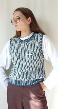 Wave Vest - ROWS Knitwear by Alice Doyle
