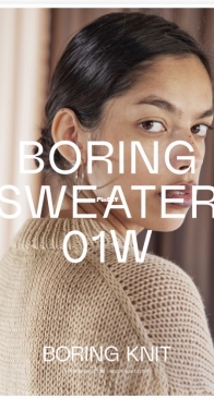 Boring Knit - Boring Drop Shoulder Sweater 01W