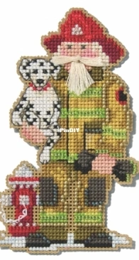 Mill Hill - MH20-2532 - First Responder Santas - Firefighter Santa
