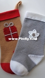 Hook And Marvellous - Andrea Leek - Large Christmas Stocking - Free