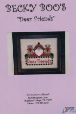 A Stitchers Hands Becky Boos BB037 - Deer Friends