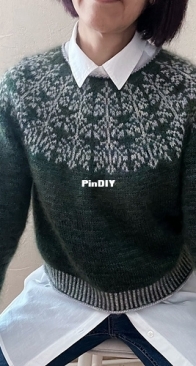Roots and Shoots Sweater  - Teti Lutsak - French, Ukranian, Spanish, German, Dutch, Portuguese, Swedish