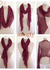 Moogly- Tamara Kelly - Artfully Simple Angled Scarf - Free