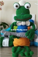 Ingrid Courtois - Frog Stijn with flute - Dutch