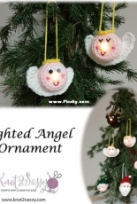 Knot 2 Sassy - Tracee Fromm - Lighted Angel Ornament - Free