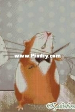 Hamster and cat by Shashnova E.  XSD