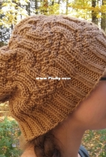 Mosaic Slouchy Hat by Jennifer Turmel-Free