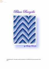 Blues Bargello Quilt by Becky Botello