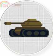 Daily Cross Stitch - Military Vehicles