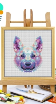 Awesome Pattern Studio - CS2305 - Mandala Norwegian Buhund XSD