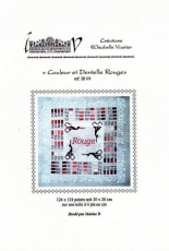Isabelle Vautier - BI 09 Couleur et dantelle rouge