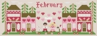 Country Cottage Needleworks CCN Monthly Mini Village - February PCS10