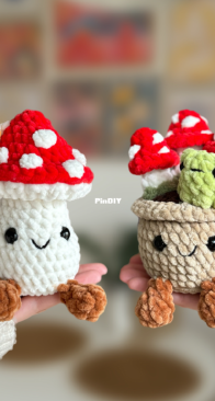 Alpaca Patterns - Alpaca Crochet - Mariia / Maria - Mushroom Friends
