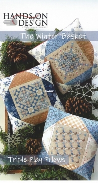 Hands On Design - HD-271 - Triple Play Pillows - The Winter Basket