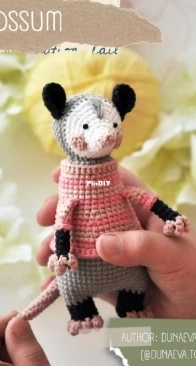 Amigurumi Universe / Dunaeva Toys - Evgeniya Dunaeva - Possum