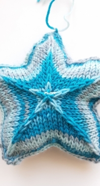 Mini-Sterne Hanging Ornament by Sabine Meins-English, German-Free