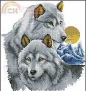 Vervaco  70.686 - Two wolves
