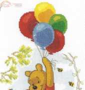 Vervaco Disney PN-0146452 - Flying Pooh Birth Record