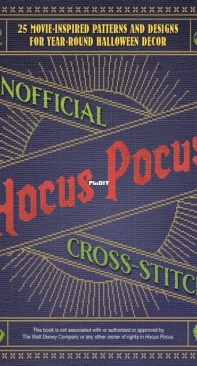 Ulysses Press - Unofficial Hocus Pocus Cross-Stitch