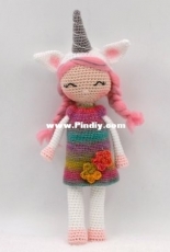 Little bichons - Marlene Hurtrait - Fenella the unicorn