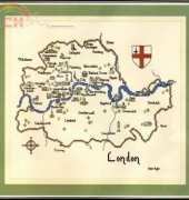 Heritage MLN119 Britain in Stitches - London by Susan Ryder