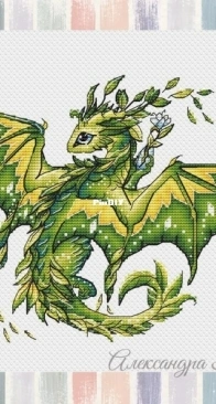 SA-stitch - Forest Dragon by Alexandra Zamorina