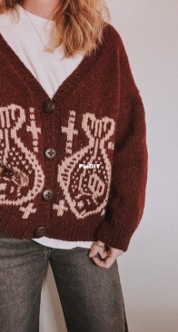 Halibut Cardigan by Caitlin Hunter - English