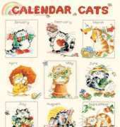 Heritage Stitchcraft CCCC820 - Calendar Cats by Margaret Sherry