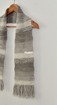 Six Shades of Grey Scarf by Sophia Minakais