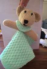Bear with a blanket