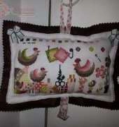 coussin poule