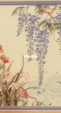 Color Charts 10104 - Wisteria and Iris from Moritas  PCS