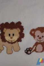 Baby lion, monkey and tiger [in progress]