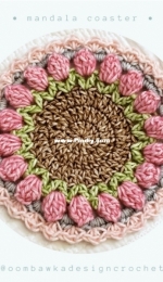 Oombawka Design - Rhondda Mol - Mandala Coaster - Free