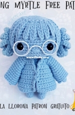 Galencaixe Encaixe y Amigurumis - Vita - Moaning Myrtle - Spanish - Free