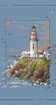 Sv_stitch - At the End of the Earth Lighthouse by Svetlana Nemiritskaya / svetlaja_maj