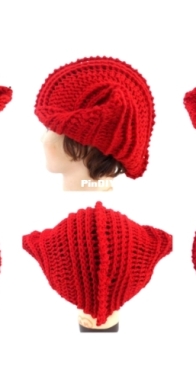 Strawberry Couture - Lenore Berry Zaragosa - Twisted Cat Ear Beanie Hat