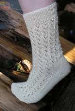 Lace Rib Socks by Debbi Young & Irene Alster for Elann - Free
