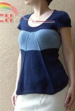 Desert Flower Pullover by Jenny Faifel - SweaterFreak