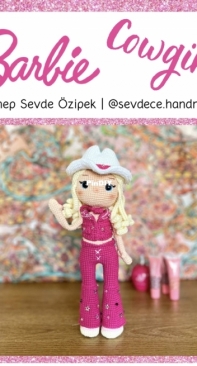 Sevdece handmade - Zeynep Sevde Özipek - Barbie Cowgirl