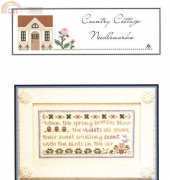 Country Cottage Needleworks CCN 017 - Spring violets