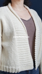 Enez Brannec open cardi by anne regourd