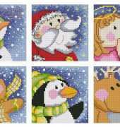 Hope & Cheer - Cute Cards by Durene Jones from The World of Cross Stitchching TWOCS 184 XSD